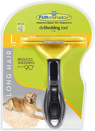 The Furminator for dogs that shed